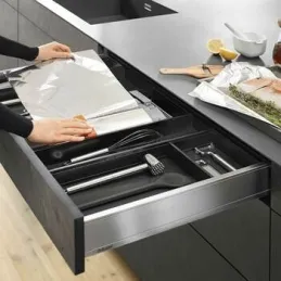 Coupe-film alimentaire ORGA LINE / Gris foncé