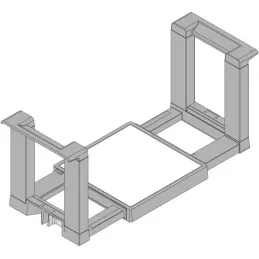 Support pour assiettes ORGA LINE / Gris foncé