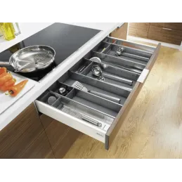 Aménagement intérieur de tiroir ORGA LINE / Inox – set