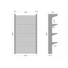 Support à épices AMBI-LINE / Gris