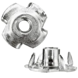 Écrou à frapper / Nickel – 10 pièces