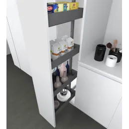 Desserte alimentaire INOXA ELLITE 859AY / Titanium