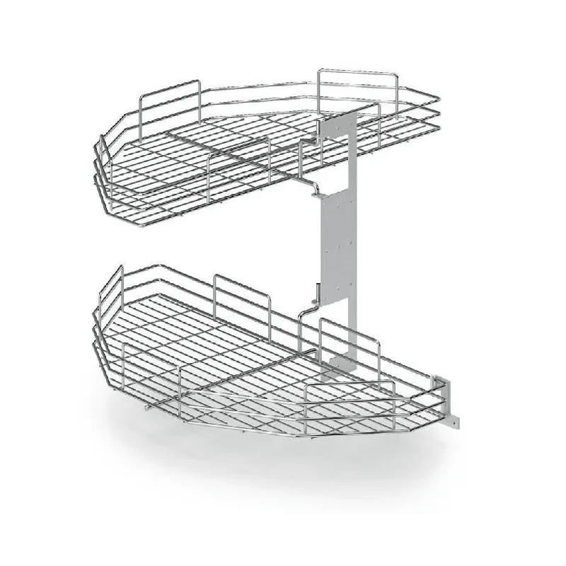Étagère d’angle pivotante Inoxa EASY / Chrome brillant