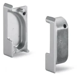 Kit d’embouts pour poignée MANGA 2000 mm / Aluminium