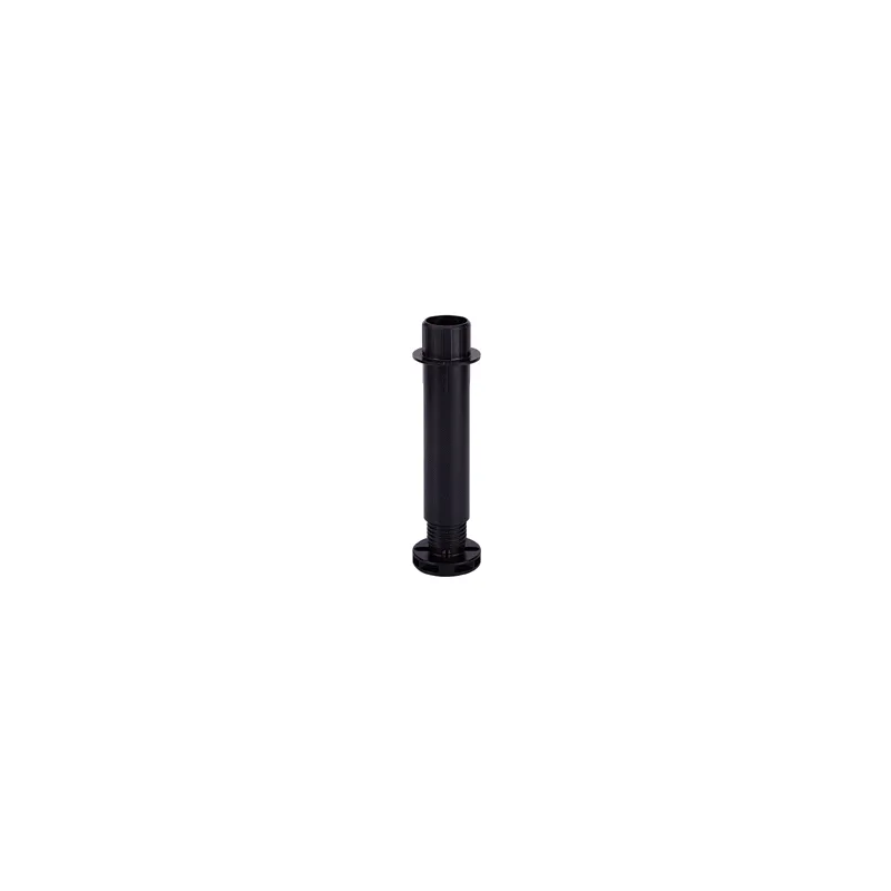 Pied réglable en plastique pour lit, 190 mm / Noir