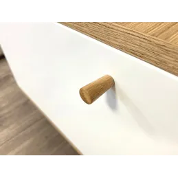 Bouton de meuble BERGO / Chêne verni