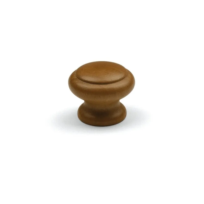 Bouton de meuble en bois VILLA / Aulne verni