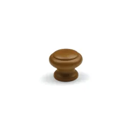 Bouton de meuble en bois VILLA / Aulne verni