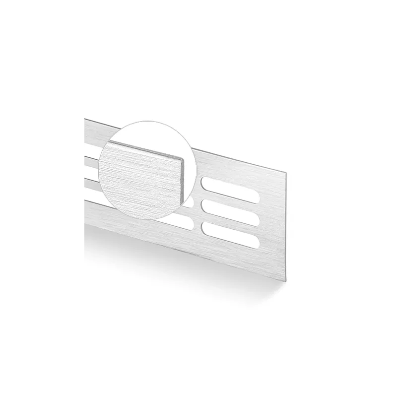 Grille d’aération HUGO / Aluminium brossé