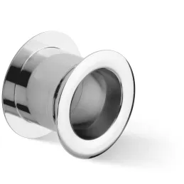 Aérateur de porte métallique 40 mm / Chrome brillant