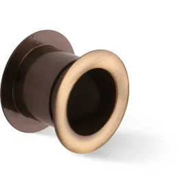 Ventilateur métallique pour porte 40 mm / Bronze