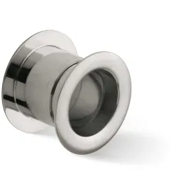 Grille d’aération métallique pour porte 40 mm / Nickel mat b>