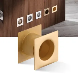 Ventilation métallique carrée pour porte 40 mm / Doré