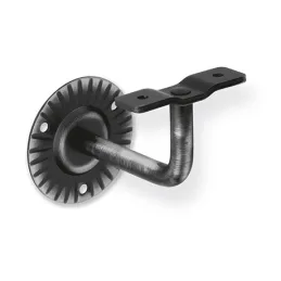 Support de main courante pour garde-corps, grand / patine noire