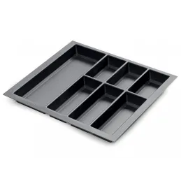 Range-couverts STANDARDO surface antidérapante / Noir cristal