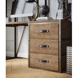 Poignée en cuir DISTANC / Aluminium – cuir noir