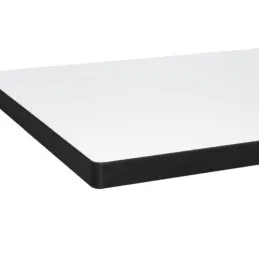 Plan de travail compact FUNDERMAX Blanc / âme noire