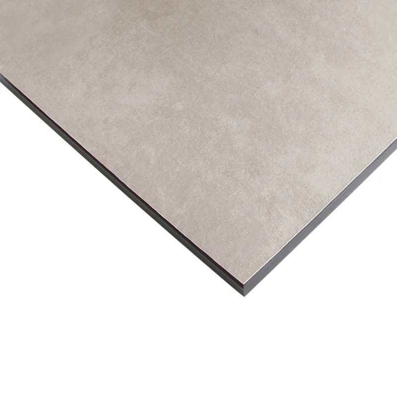 Plan de travail compact FUNDERMAX Prado Alu Grey / âme noire