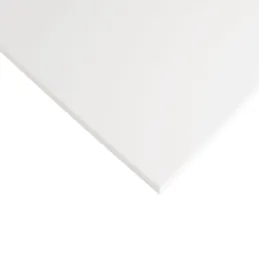Plan de travail compact FUNDERMAX blanc / âme blanche