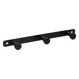 Porte-manteau mural ALMA / Noir mat