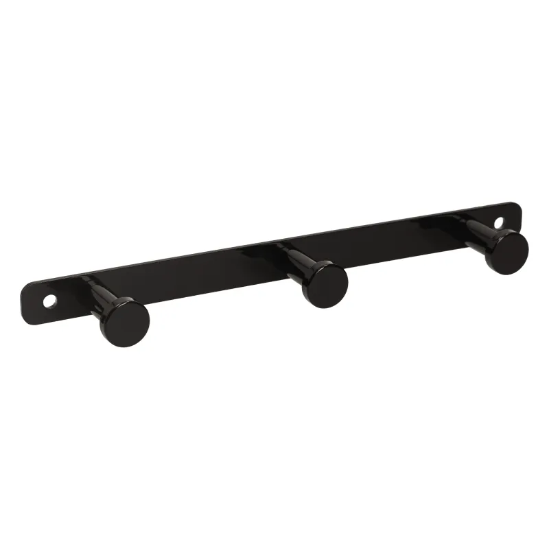Porte-manteau mural ALMA / Noir mat