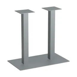 Pied de table EUROPE DUO / Argent 
