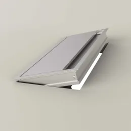 Prise escamotable avec passe-câbles VERSAFLAP 3x230V / Aluminium