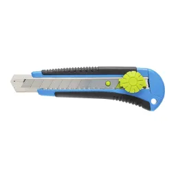 Cutter sécable avec molette et verrouillage, 18 mm