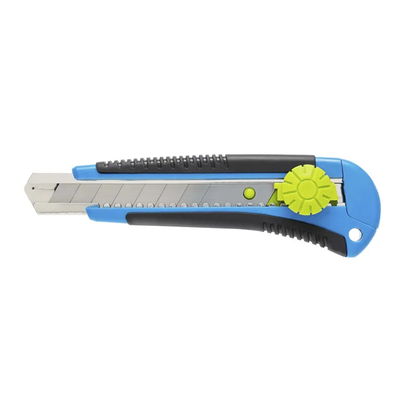 Cutter sécable avec molette et verrouillage, 18 mm