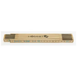 Mètre pliant en bois HOGERT