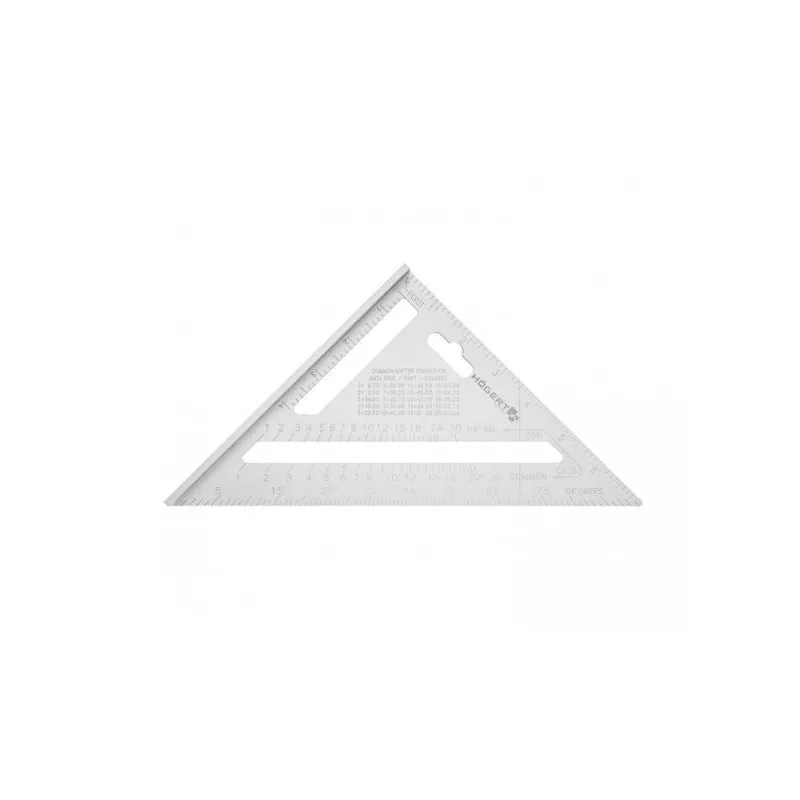Équerre de charpentier triangulaire 185 mm HOGERT HT4M216