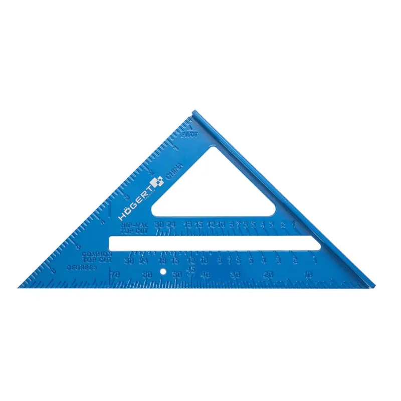 Équerre de charpentier triangulaire 180 mm HOGERT HT4M215