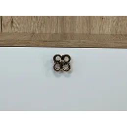 Bouton de meuble DA VINCI / Laiton antique