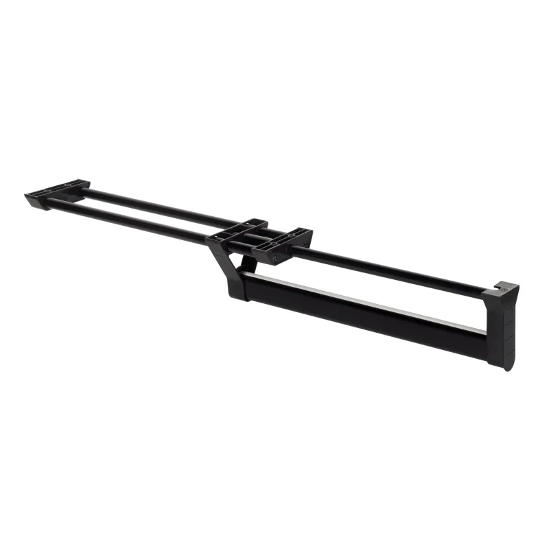 Porte-cintres coulissant 425 mm ELEMENT / Noir mat