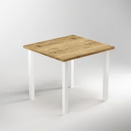 Ensemble de pieds de table ELISEUM / Blanc mat - 4 pièces