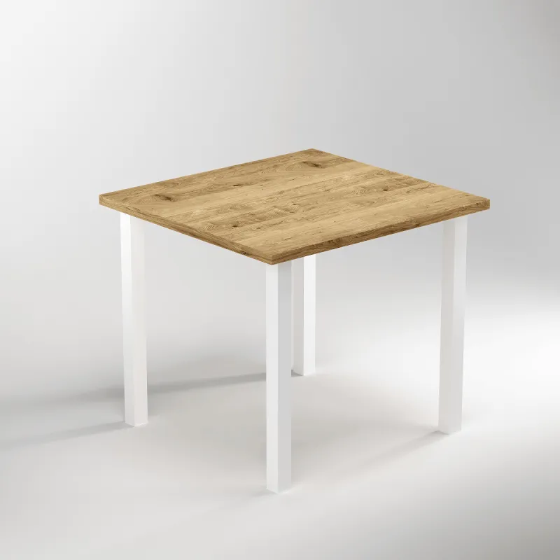 Ensemble de pieds de table ELISEUM / Blanc mat - 4 pièces