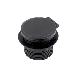 Prise encastrable pour intérieur avec recharge sans fil, à intégrer au bureau, 1×230 V + recharge USB A/C + HDMI + RJ45 / Noir