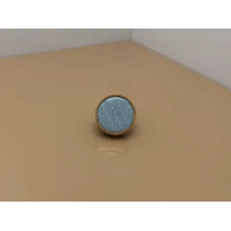 Bouton de meuble en bois ARSIA / Hêtre – bleu