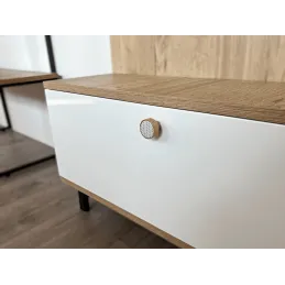 Bouton de meuble en bois ARSIA / hêtre – sapin noir