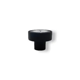 Bouton de meuble en bois ARSIA / Noir – motif boussole