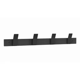 Porte-manteau mural AVALION XL / Noir mat