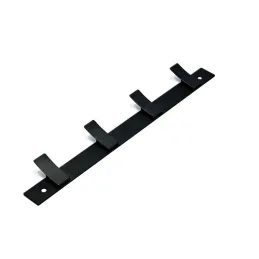 Porte-manteau mural AVALION XL / Noir mat