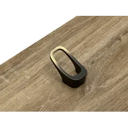 Poignée bouton ARNO / Laiton vieilli