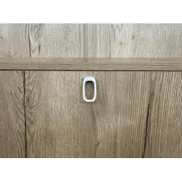 Bouton de meuble ARNO / Blanc mat