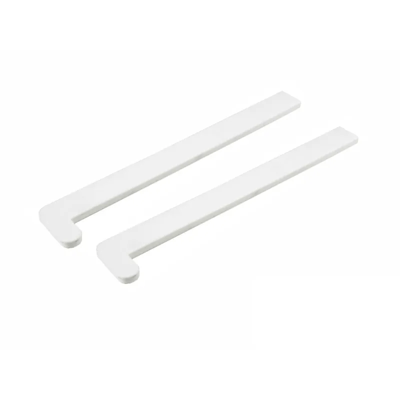 Set d’embouts pour appuis de fenêtre en PVC – paire / Blanc