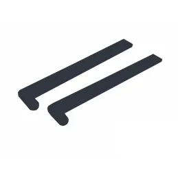 Jeu d’embouts pour appuis de fenêtre en PVC – paire / anthracite