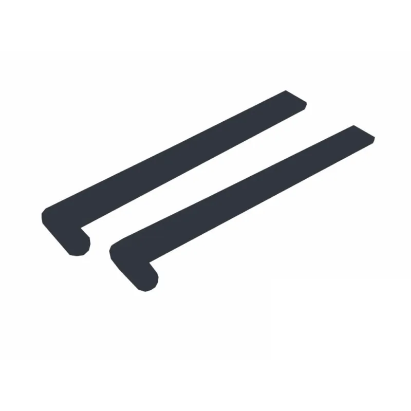 Jeu d’embouts pour appuis de fenêtre en PVC – paire / anthracite