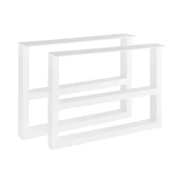 Pieds pour table de conférence EUROS / Blanc mat**