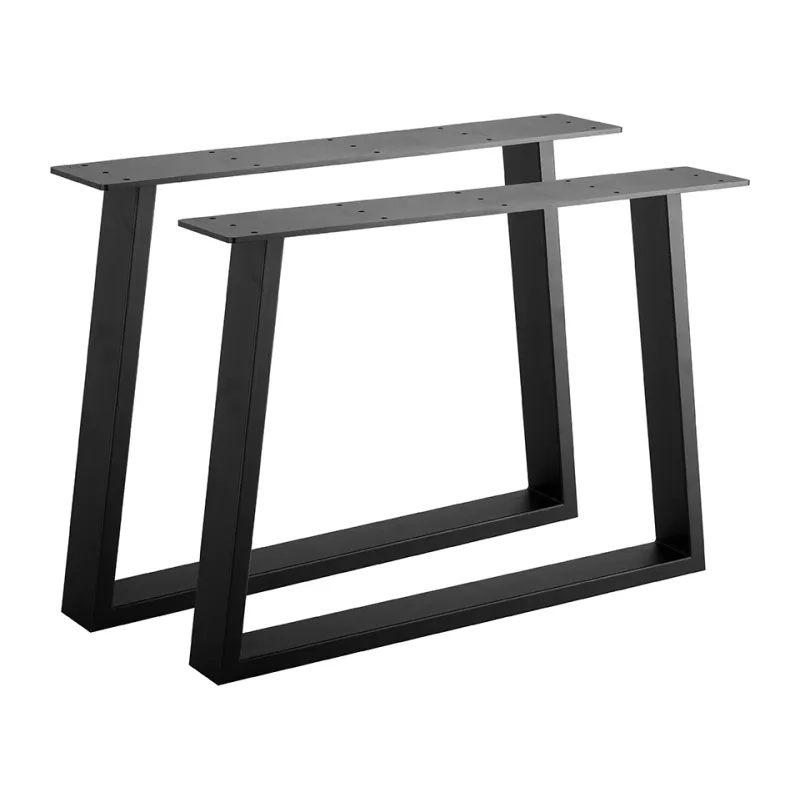 Pieds pour table de conférence MONO – paire / Noir mat