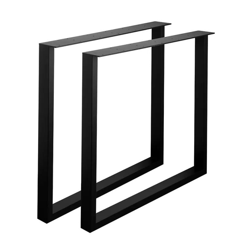 Pieds de table EUROS – paire / Noir mat